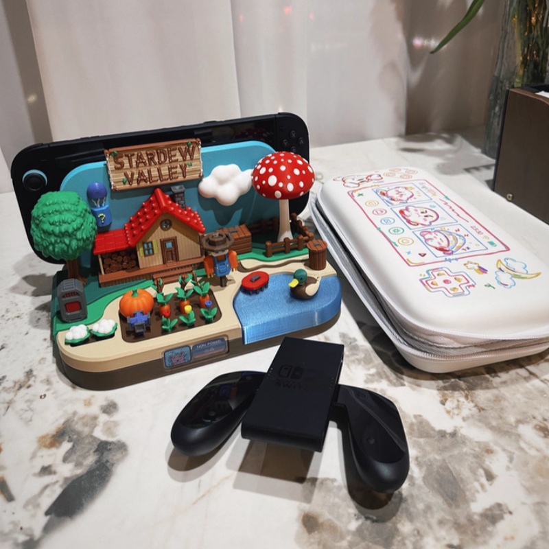 Gaming Console In - Suporte de Carregamento Decorativo com Tema
