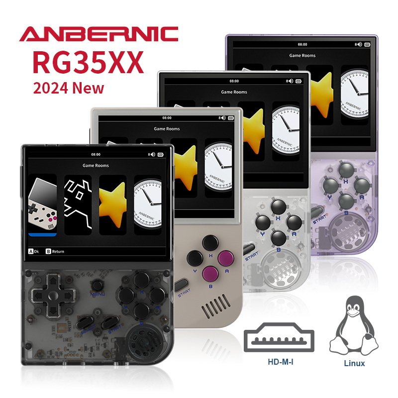 Gaming Console Under 5000 - Anbernic 2024 novo rg35xx retro console