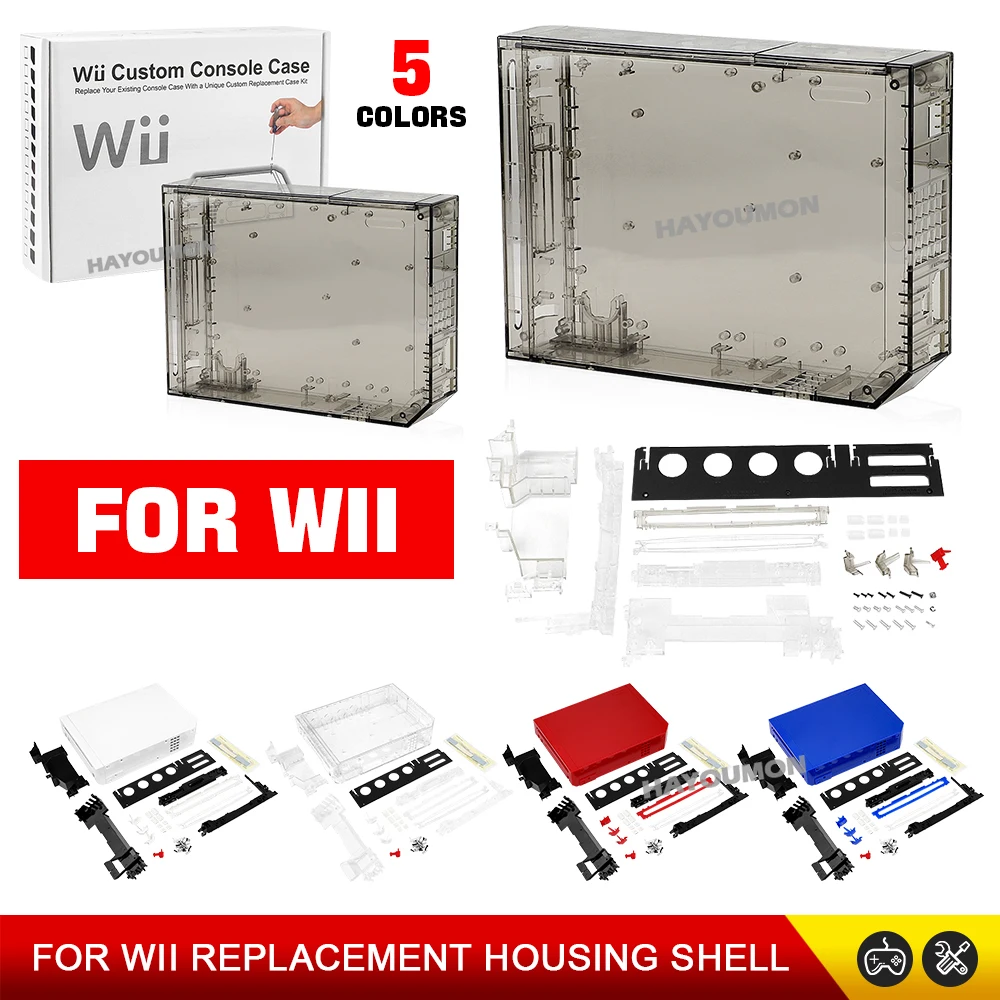 Gaming Console Buttons - NOVO Upgrade TRN Preto para WII