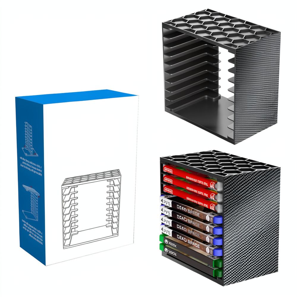 Torre de armazenamento para ca - Gaming Console Display Case avaliação e preço