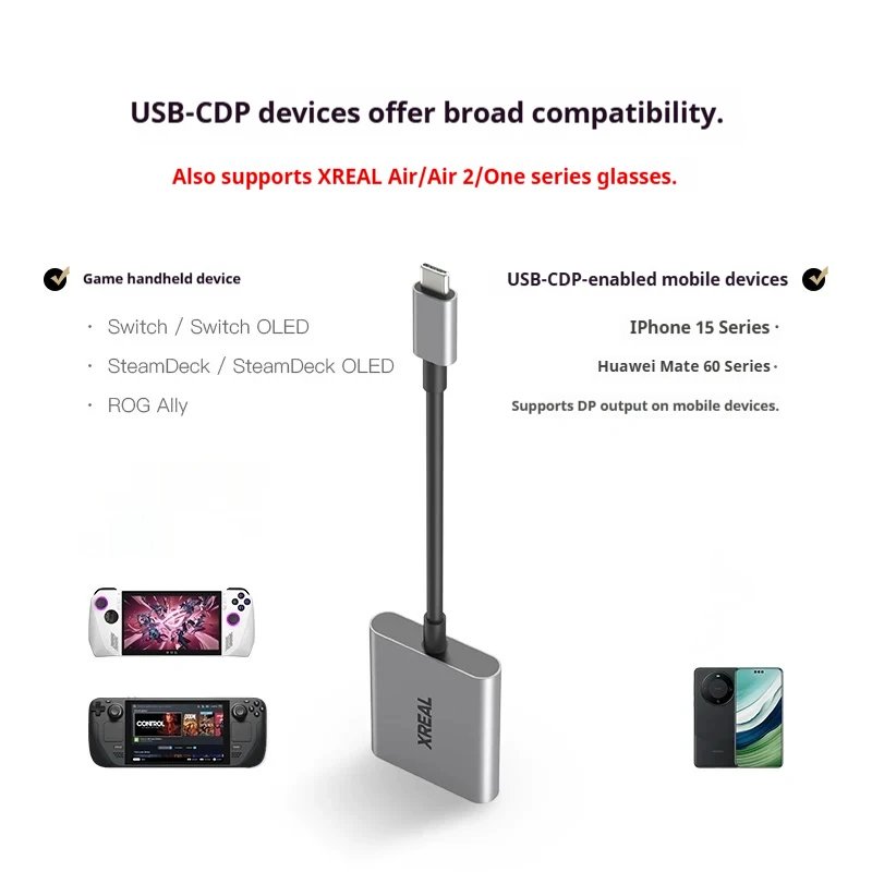 Adaptador USB-C XREAL Hub para - Gaming Console Rog Ally avaliação e preço