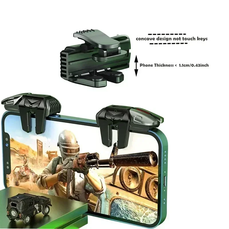 G21 seis dedos gatilho de jogo - Gaming Console For Phone avaliação e preço