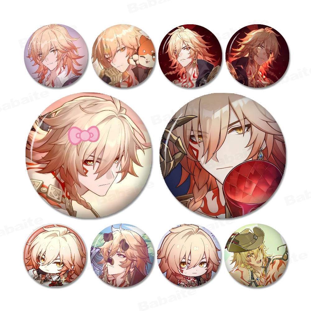 Broches Honkai Star Rail Mydei - Gaming Console Buttons avaliação e preço