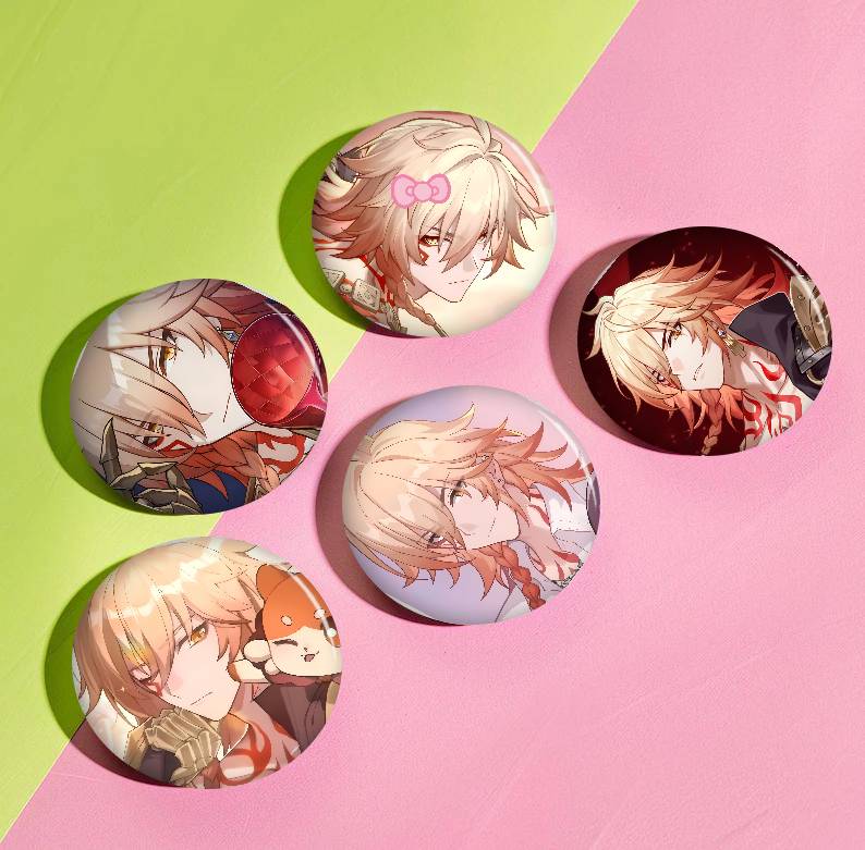 Broches Honkai Star Rail Mydei - Gaming Console Buttons avaliação e preço