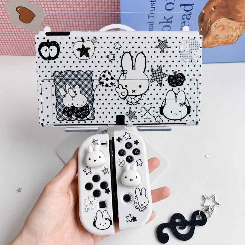 Capa protetora fofa da Miffy p - Gaming Console Tv avaliação e preço