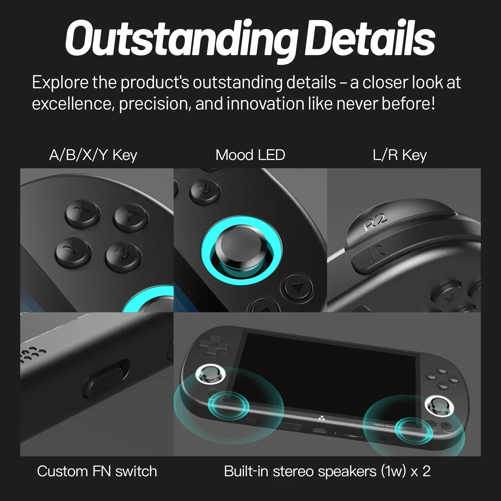 AMPOWN Trimui Smart Pro Consol - Gaming Console Under 5000 avaliação e preço