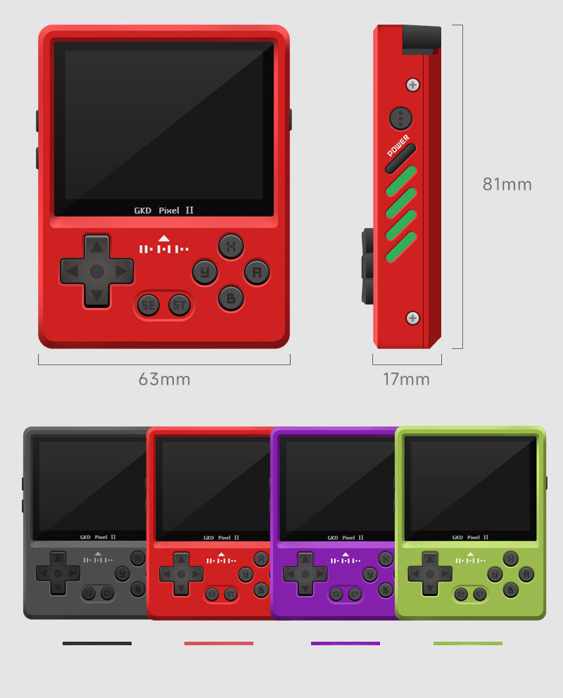 GKD Pixel2 Metal Retro Handhel - Gaming Console Under 5000 avaliação e preço