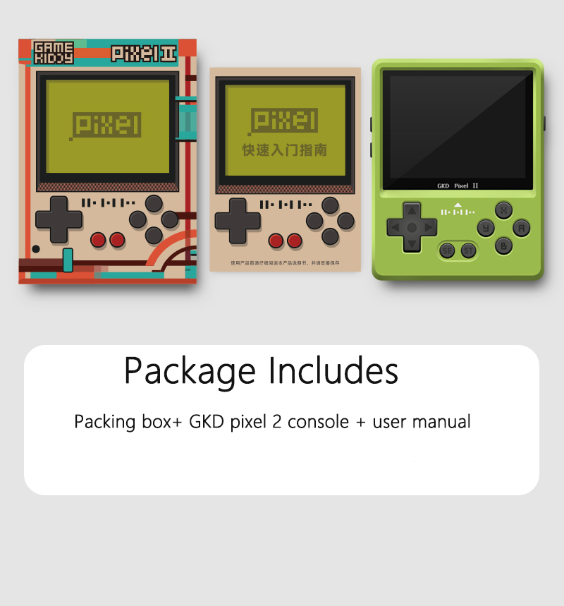 GKD Pixel2 Metal Retro Handhel - Gaming Console Under 5000 avaliação e preço